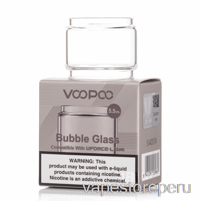 Vape Smoke Voopoo Uforce-l Vidrio De Repuesto 5.5ml Vidrio De Burbujas
